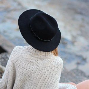 Black Wool Fedora